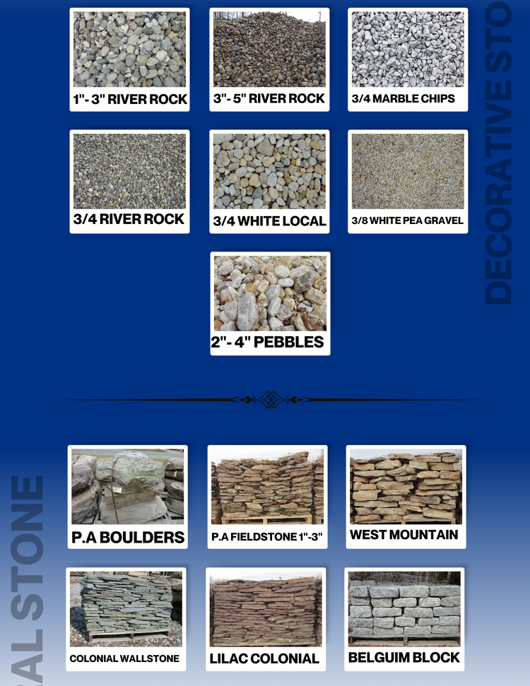 Stone Products in Southern New Jersey R & G Landscape Supply R&G